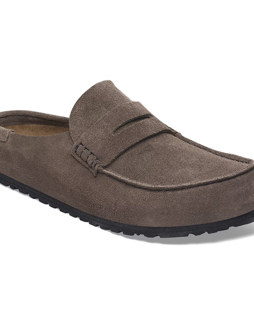 Birkenstock - Mocassins Naples Suede - Concrete Grey