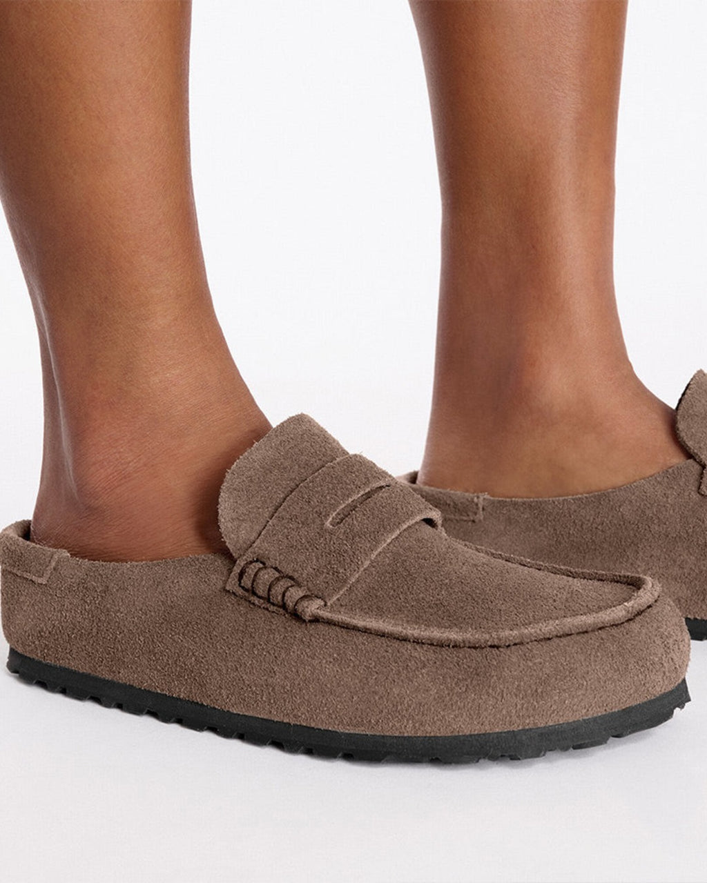 Birkenstock - Mocassins Naples Suede - Concrete Grey