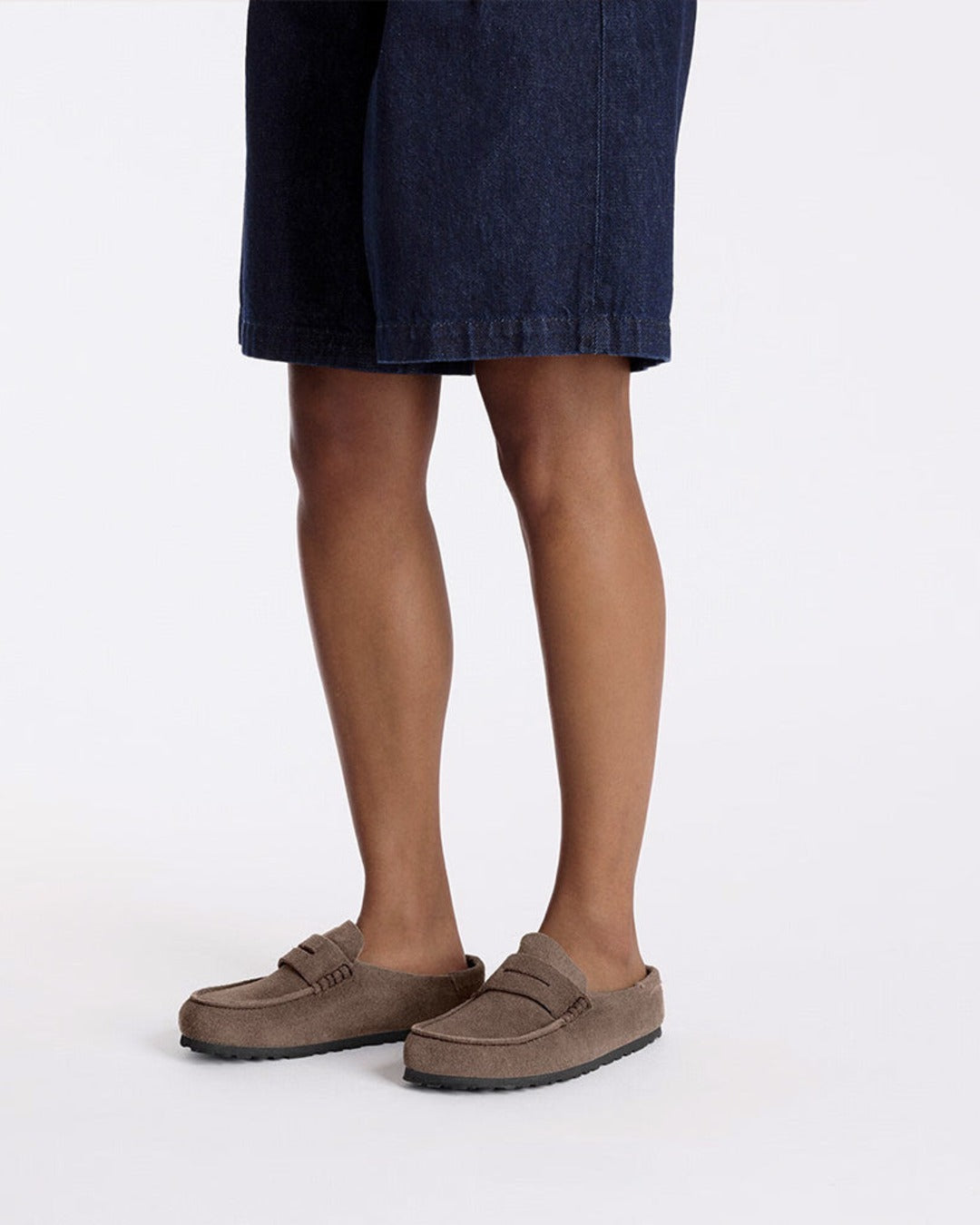 Birkenstock - Mocassins Naples Suede - Concrete Grey