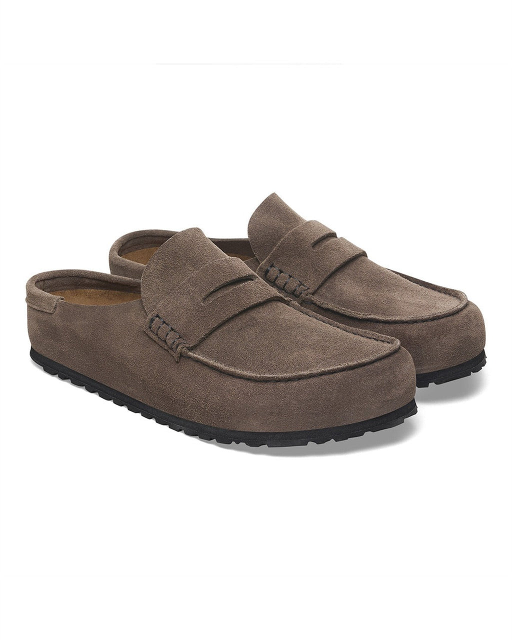 Birkenstock - Mocassins Naples Suede - Concrete Grey