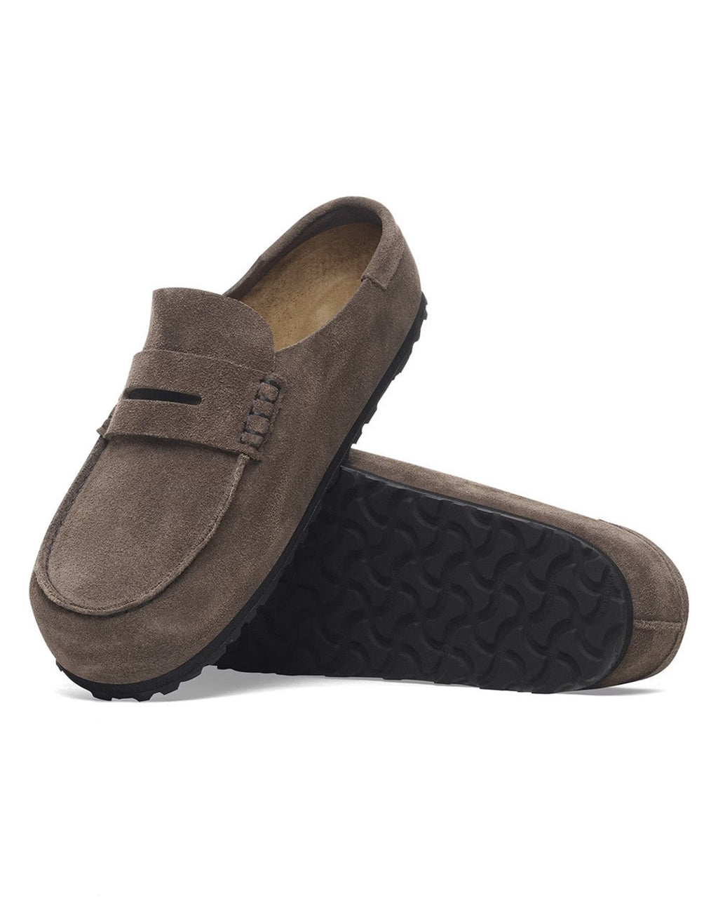Birkenstock - Mocassins Naples Suede - Concrete Grey