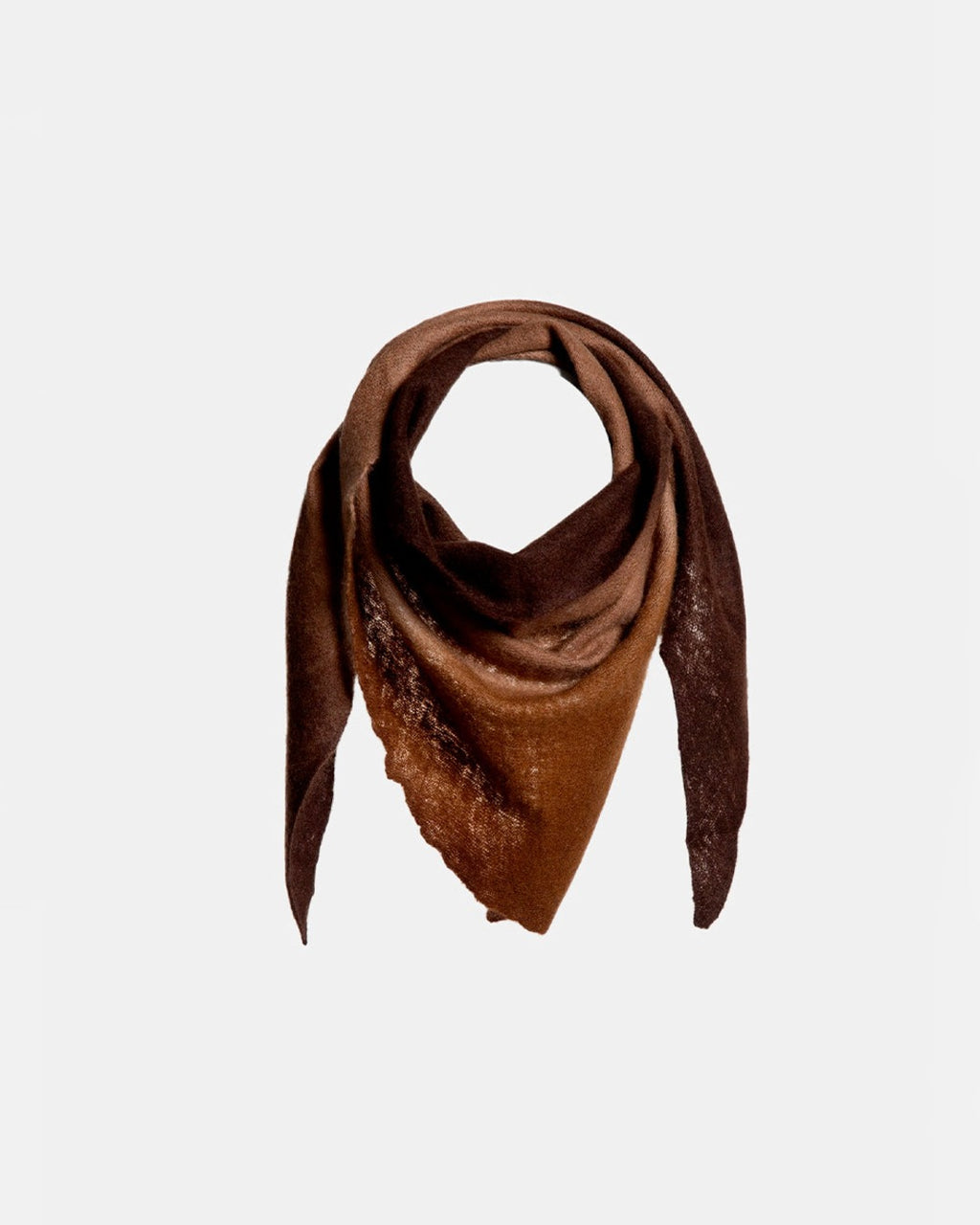 Mirror In The Sky - Bandana Open Knitted - Marron