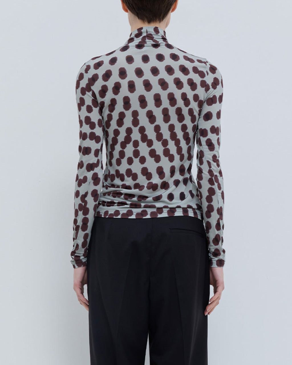 Christian Wijnants - Top Tugal Col Roulé - Plum Polika