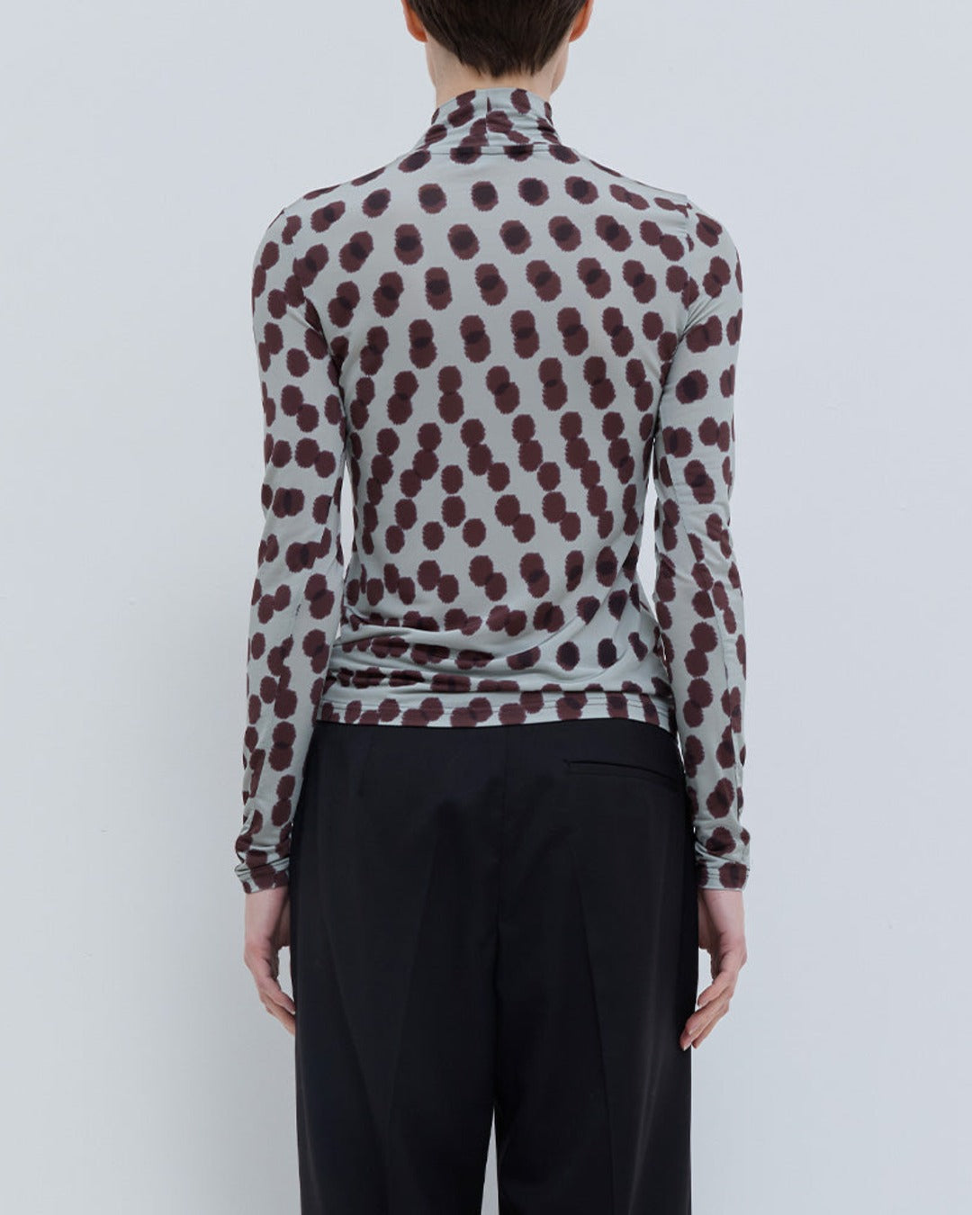 Christian Wijnants - Top Tugal Col Roulé - Plum Polika