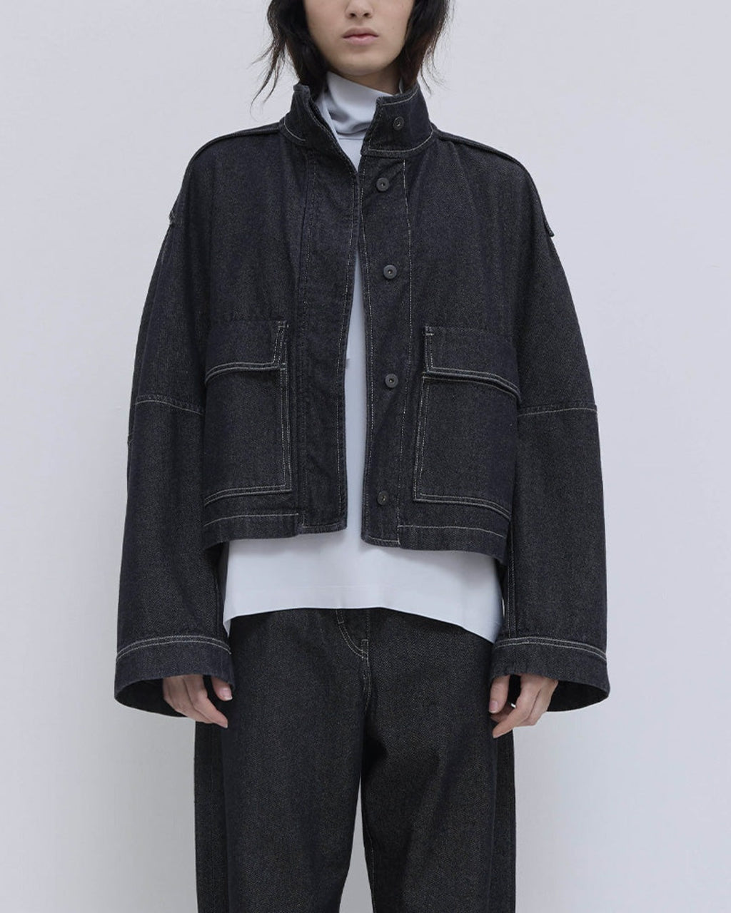 Christian Wijnants - Veste En Jean Jola - Denim Brut