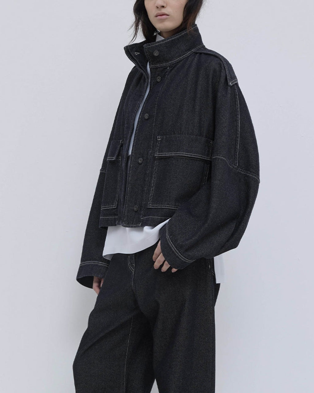 Christian Wijnants - Veste En Jean Jola - Denim Brut
