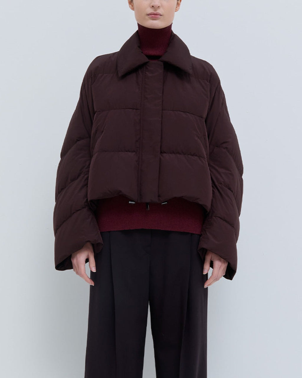 Christian Wijnants - Manteau Jani Down - Prune