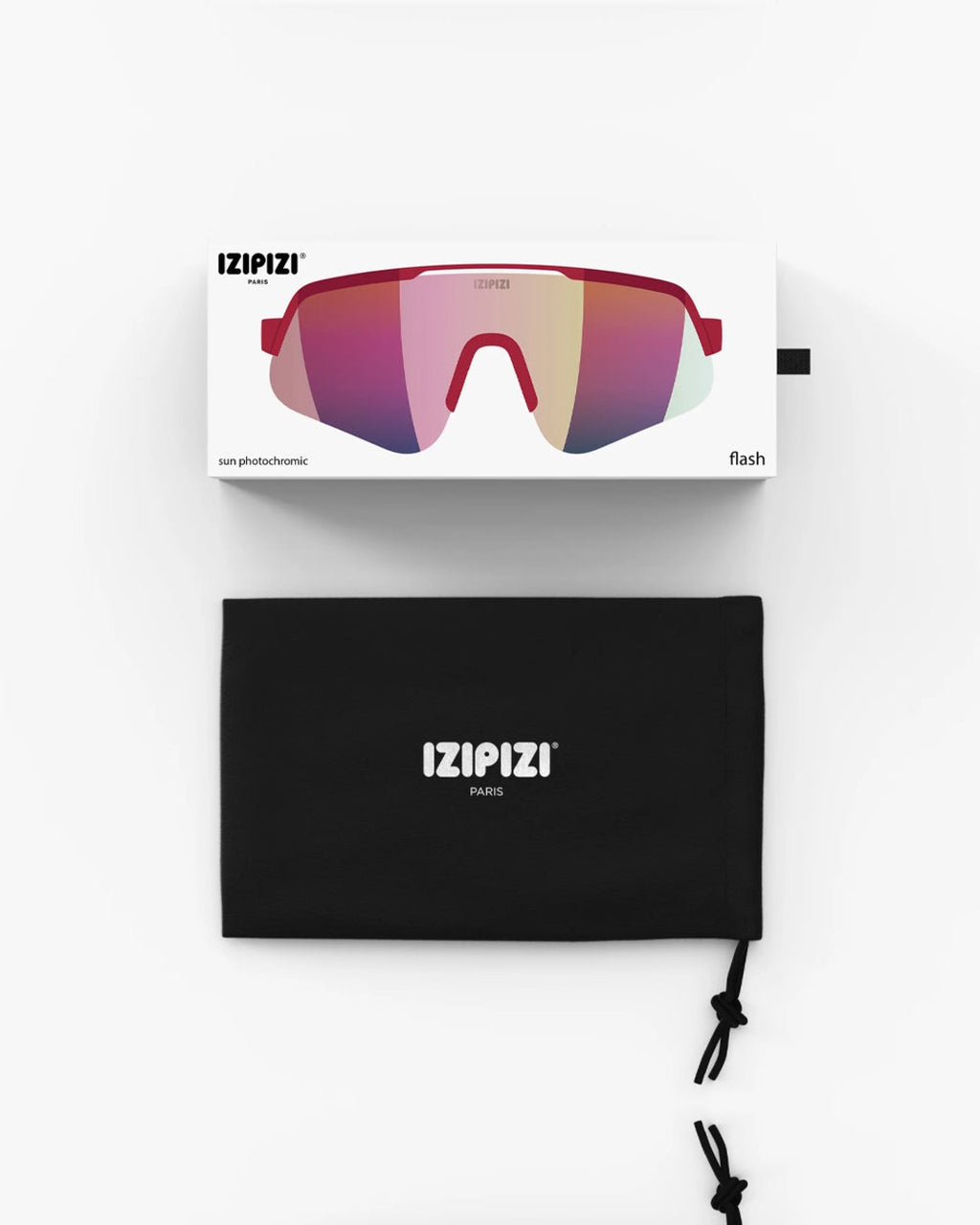 Izipizi - Sun Flash Sunglasses - Red Boost