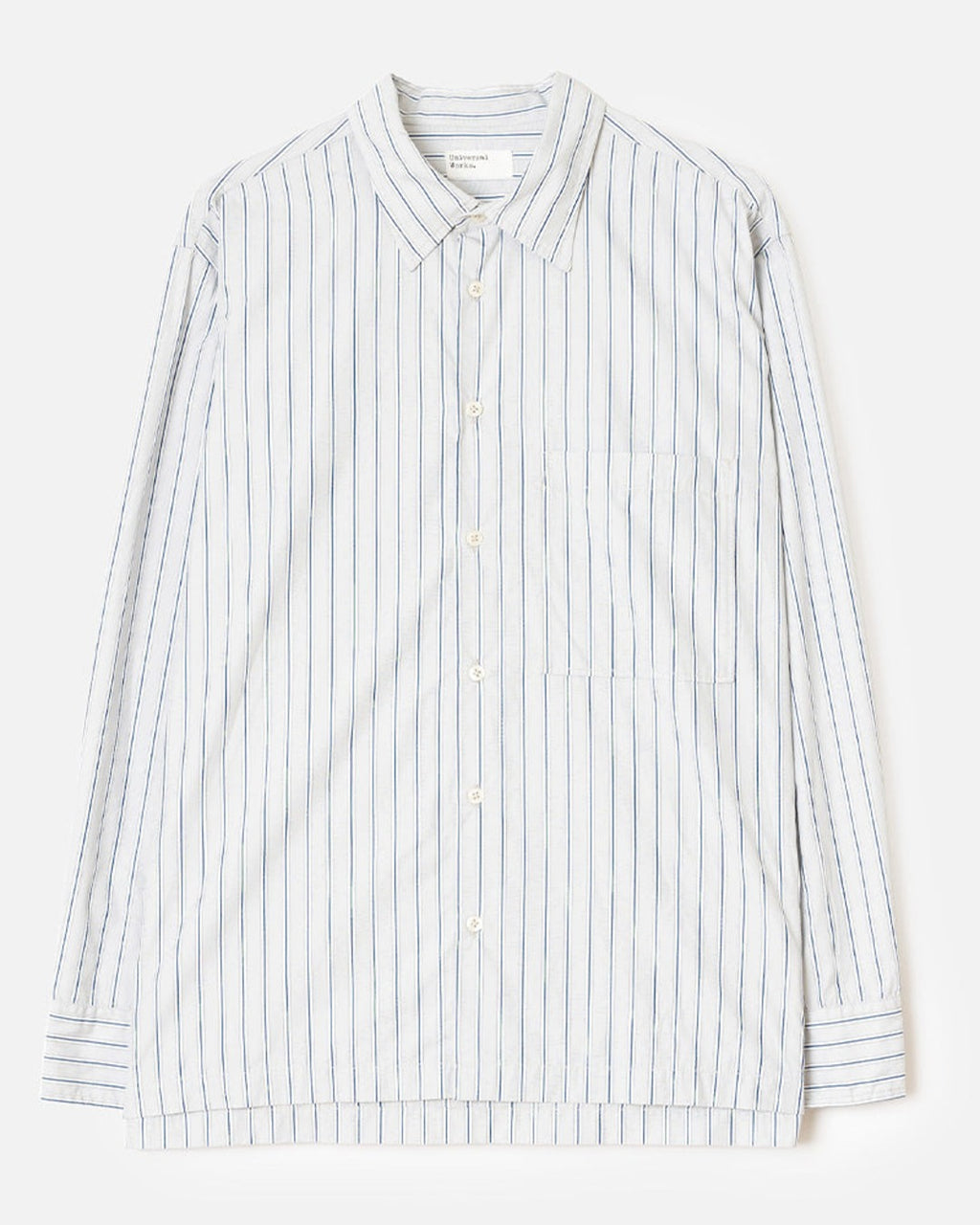 Universal Works - Chemise Lucky - Rayures Gris