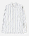 Universal Works - Chemise Lucky - Rayures Gris