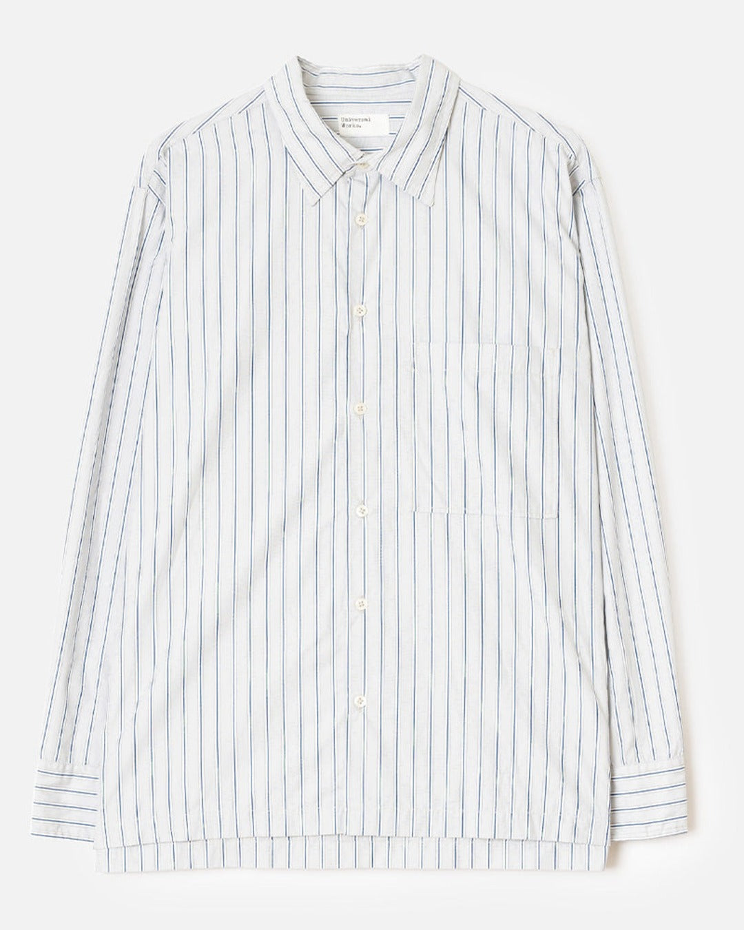 Universal Works - Chemise Lucky - Rayures Gris