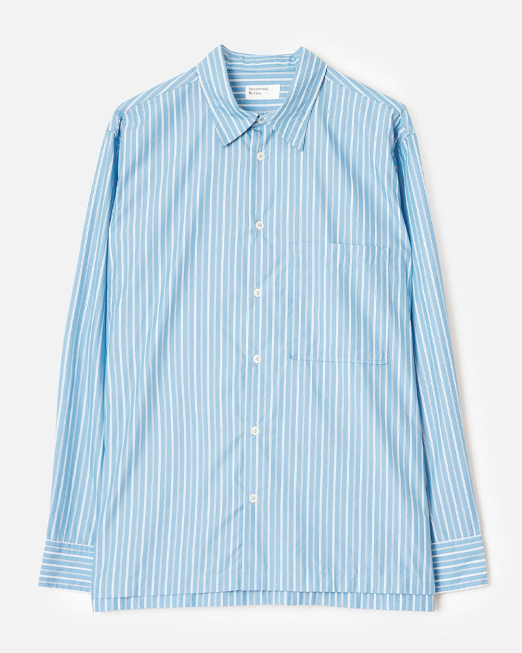 Universal Works - Chemise Lucky - Rayures Bleu