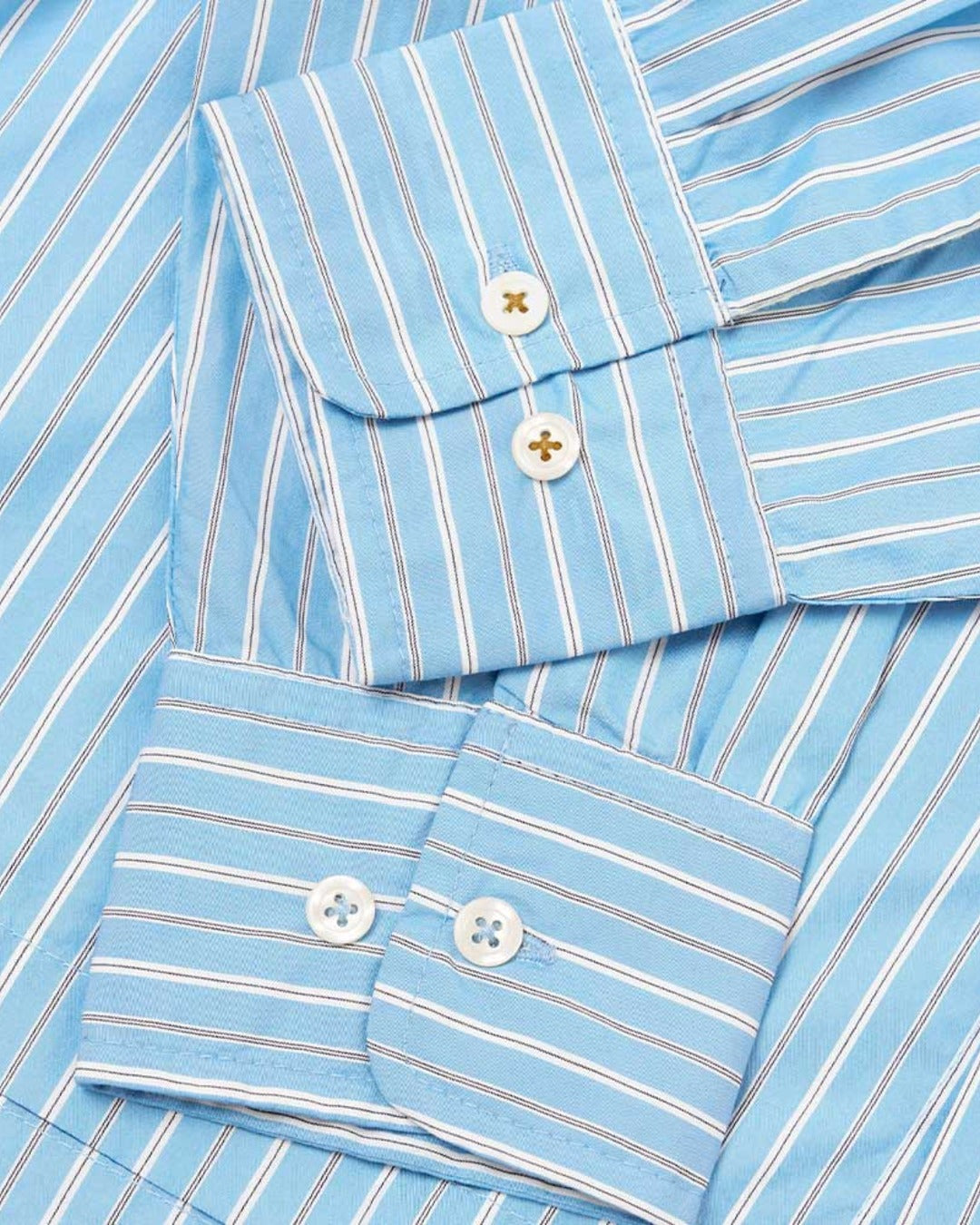 Universal Works - Chemise Lucky - Rayures Bleu