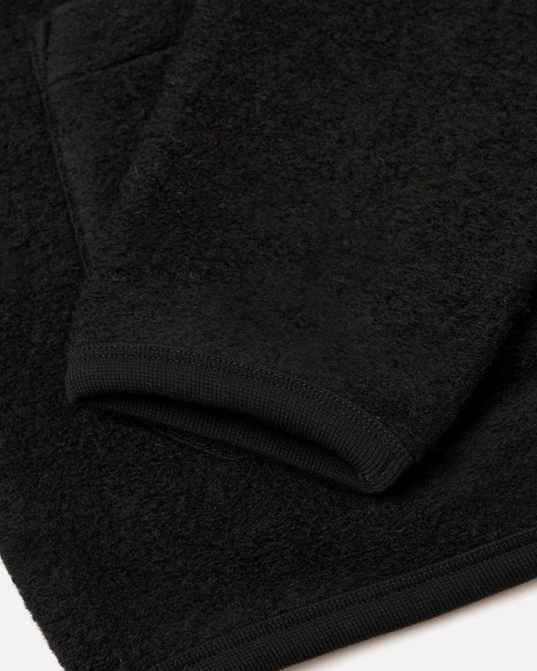 Universal Works - Cardigan Laine - Noir