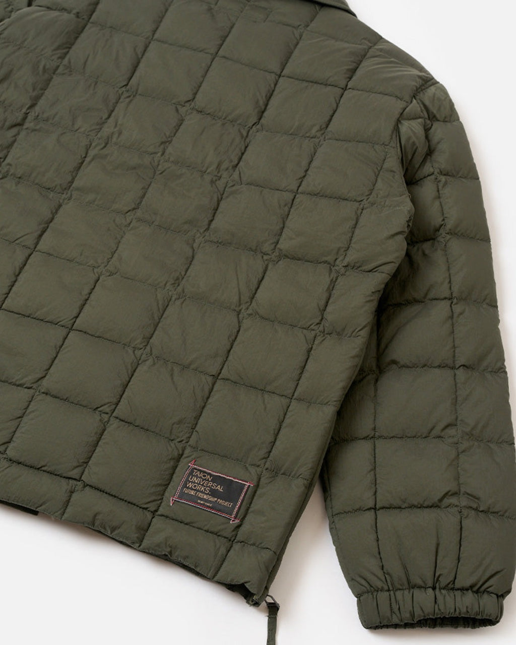 Universal Works - Veste Matelassée Down Rams - Olive