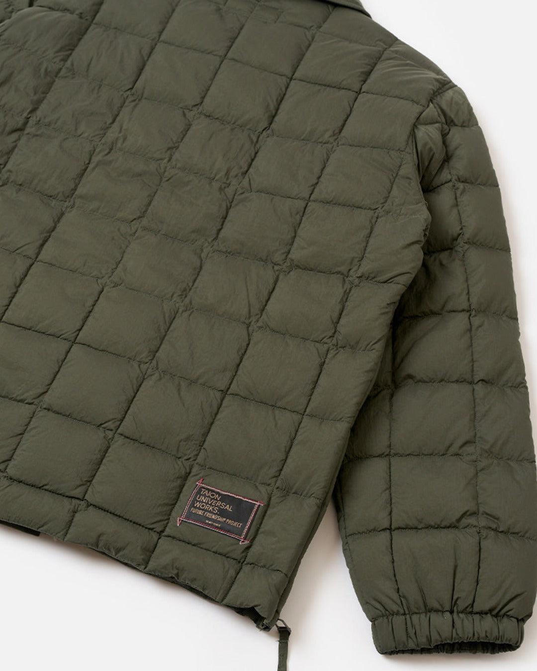 Universal Works - Veste Matelassée Down Rams - Olive