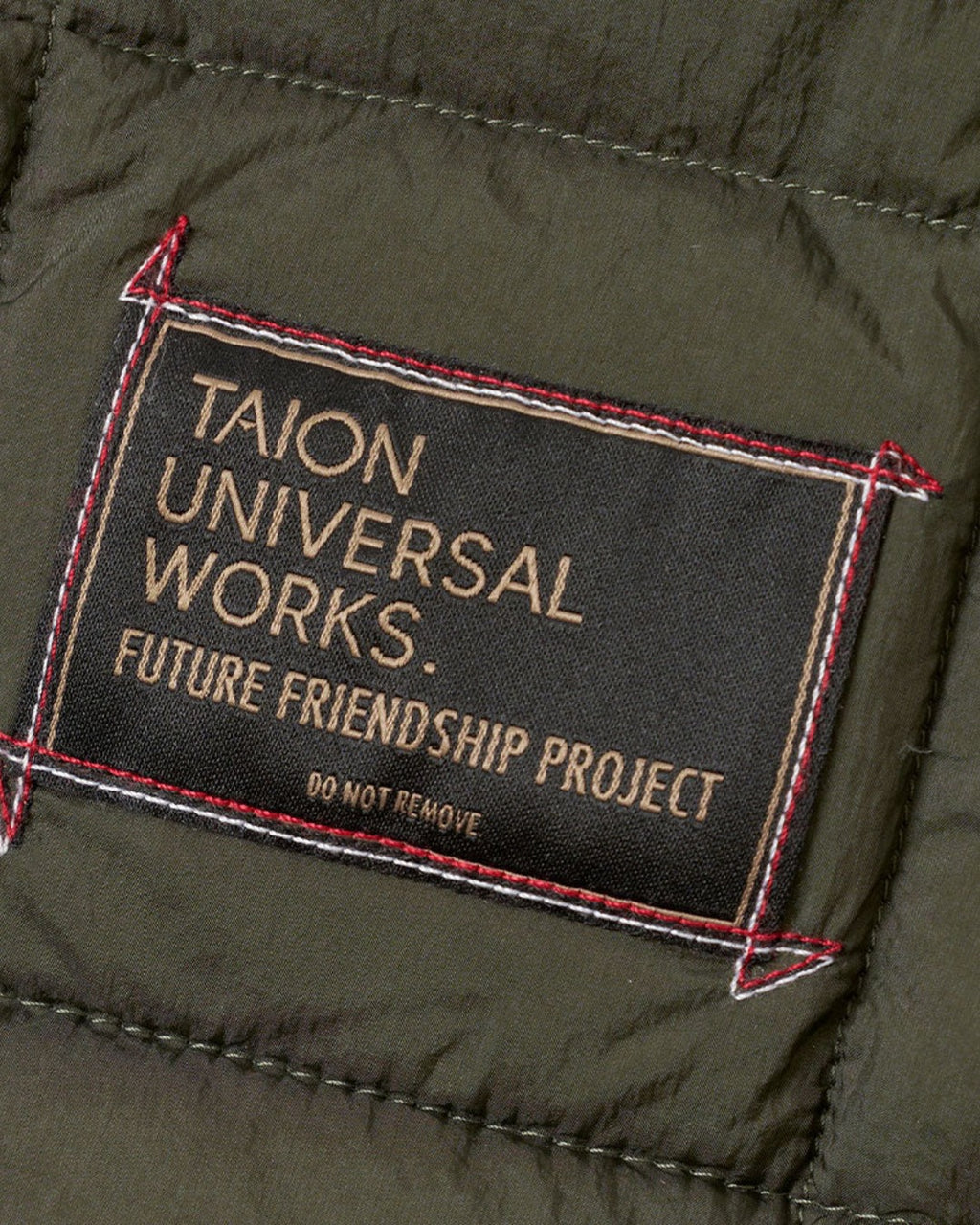 Universal Works - Veste Matelassée Down Rams - Olive