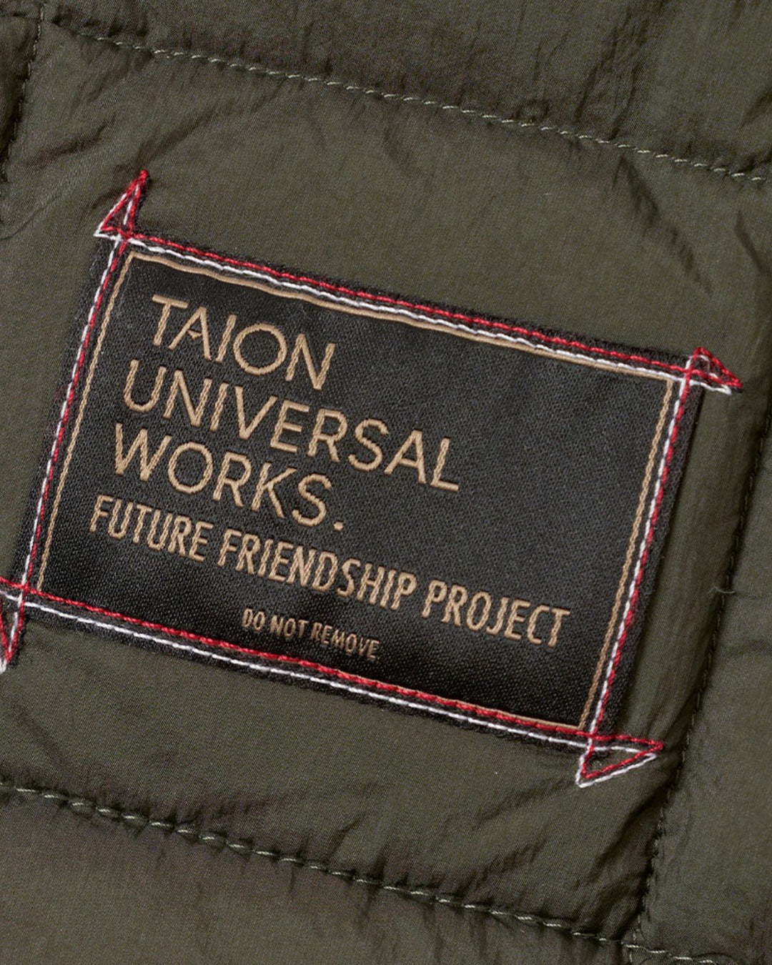 Universal Works - Veste Matelassée Down Rams - Olive