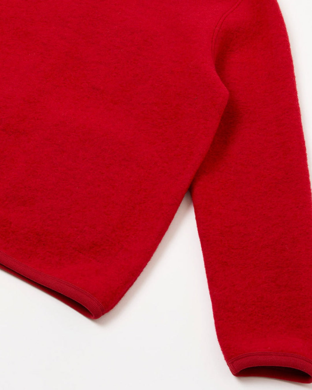 Universal Works - Cardigan Laine - Rouge Scarlet