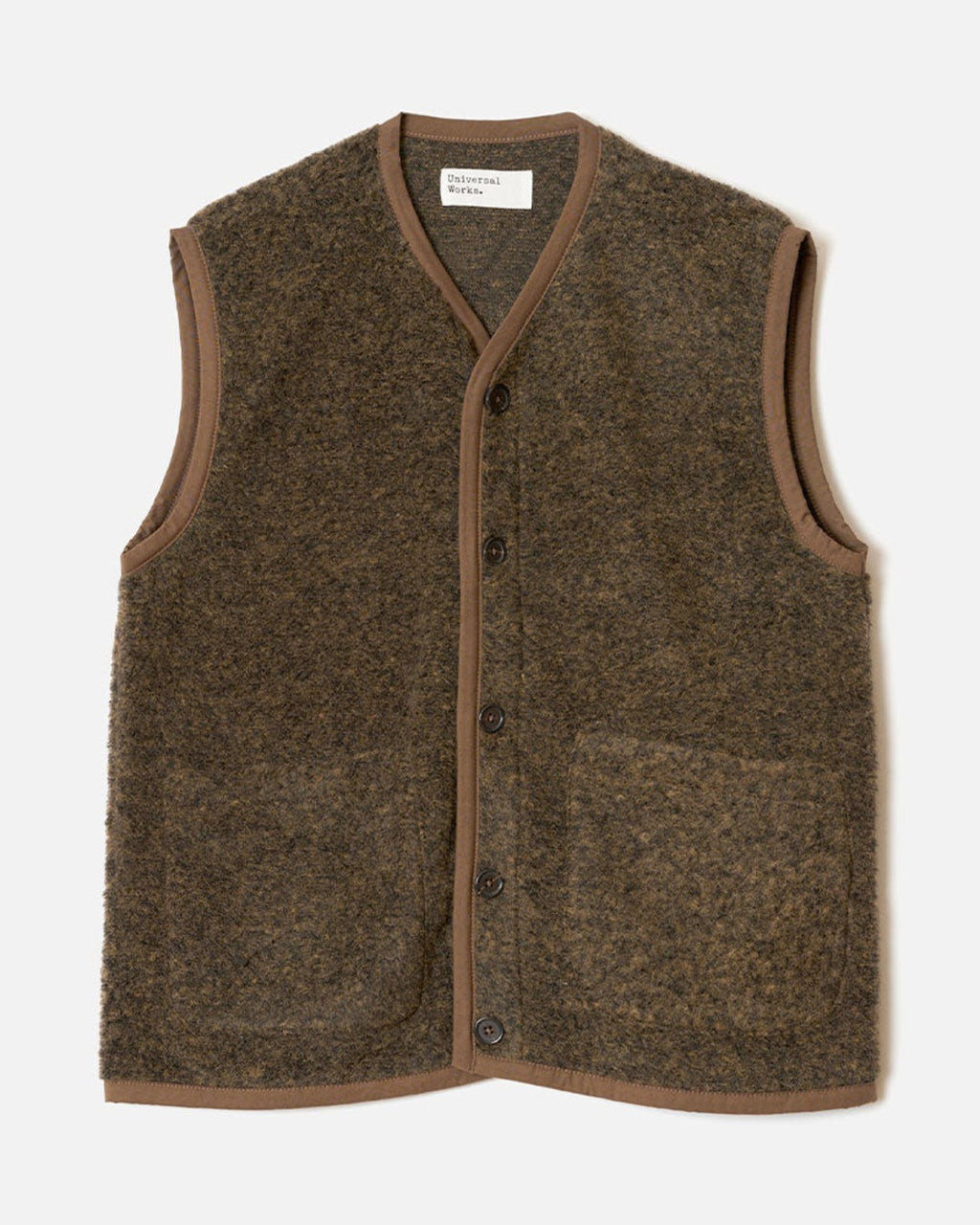 Universal Works - Gilet Lancaster - Marron