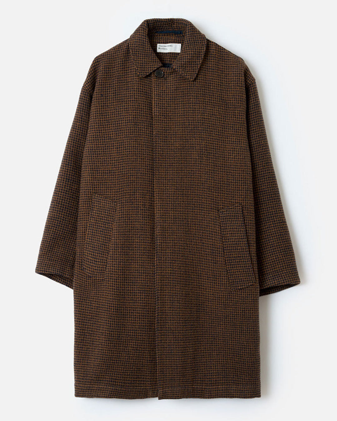 Universal Works - Stan Coat - Brown & Navy