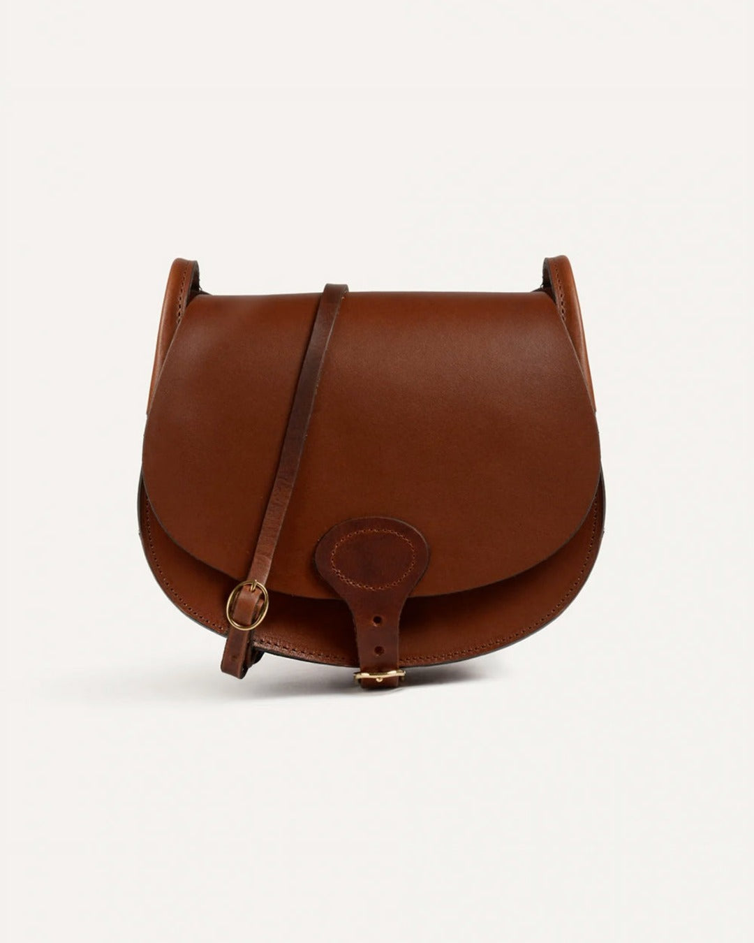 Bleu De Chauffe - Sac Gibecière Diane L - Brun Ambré