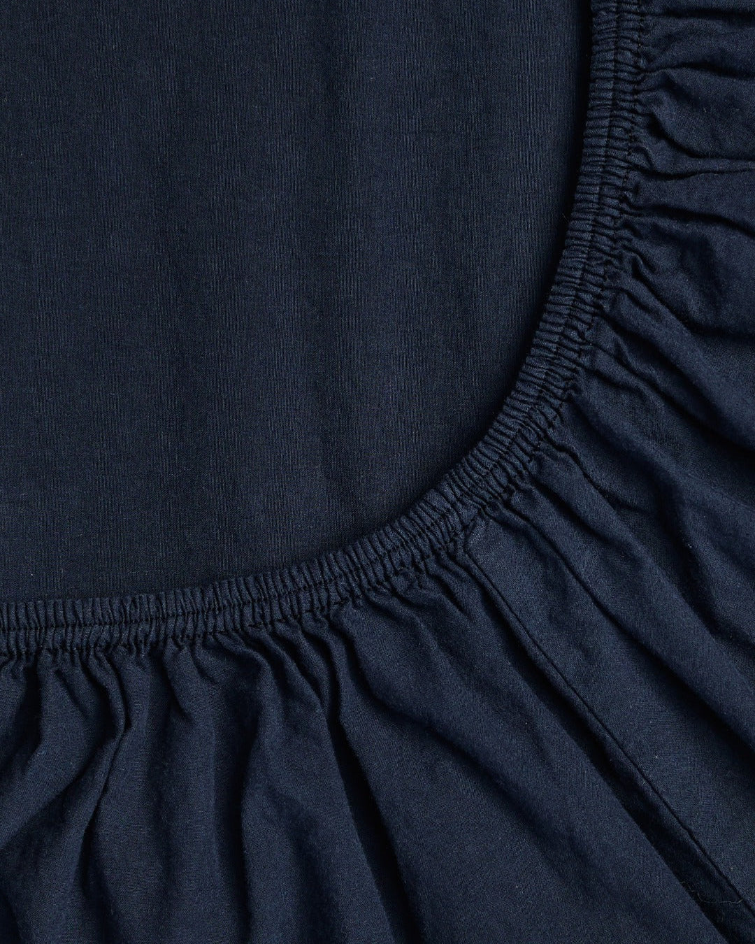Merci - Drap-Housse En Percale De Coton - Tataki Bleu Nuit