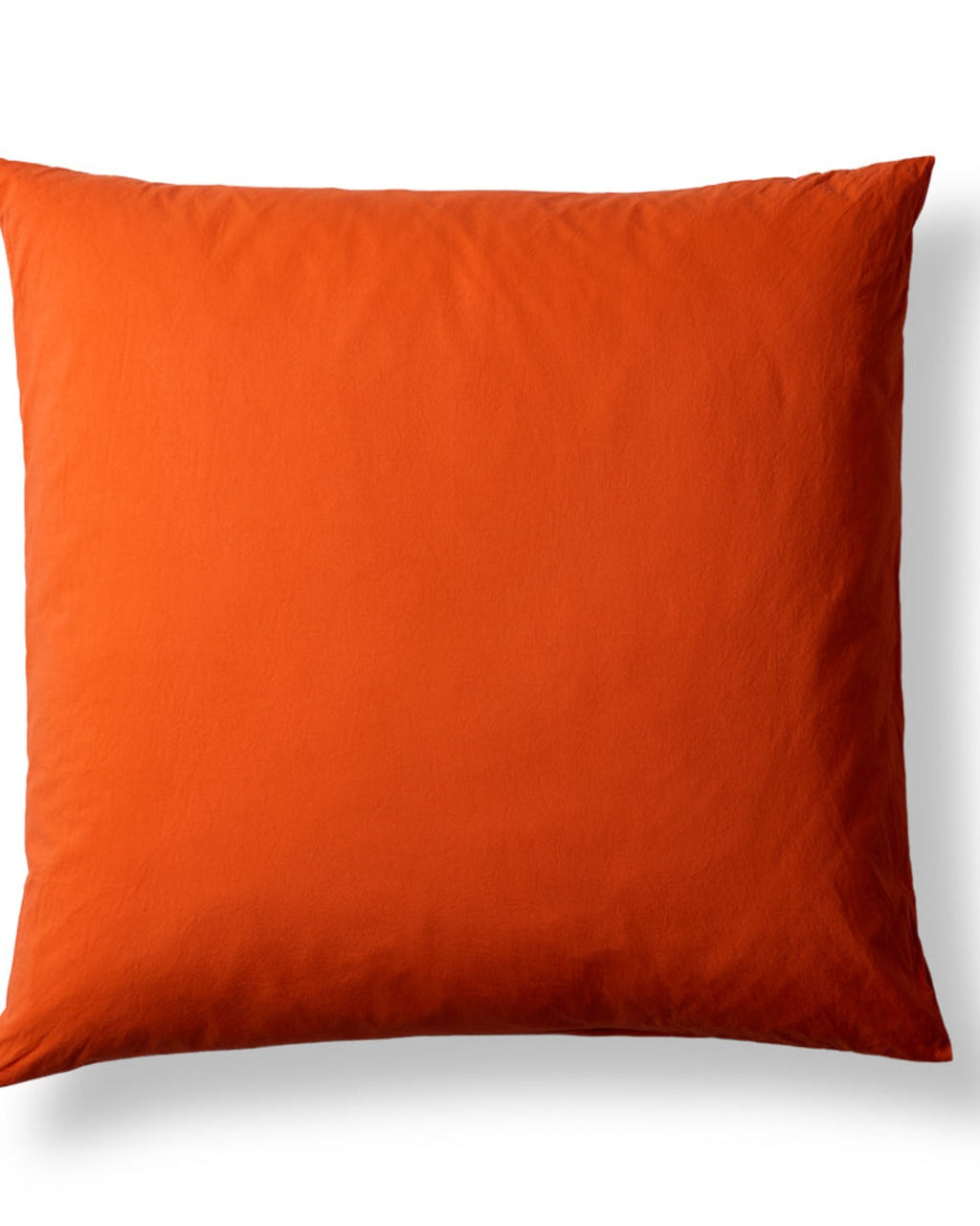Merci - Cotton percale pillowcase - Marigold Orange