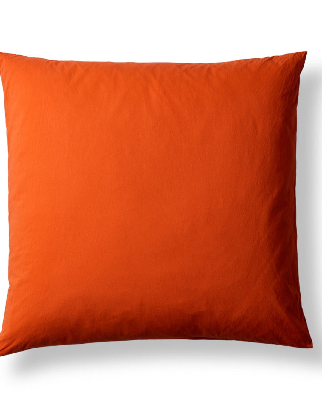 Merci - Cotton percale pillowcase - Marigold Orange