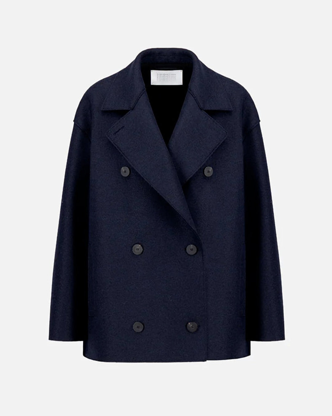 Harris Wharf London - Manteau Peacoat Oversized - Marine