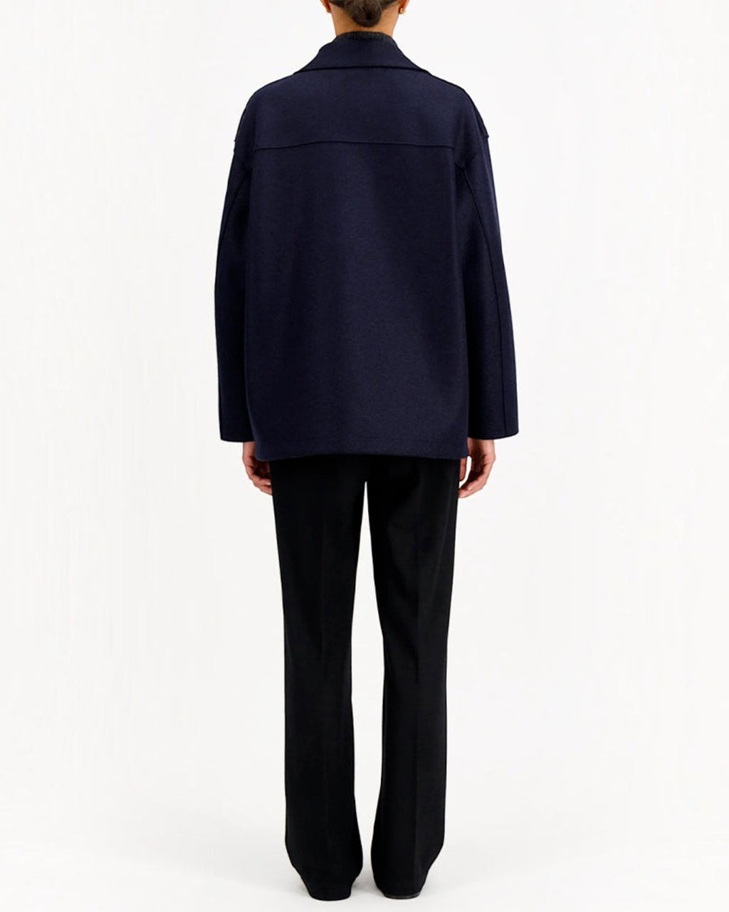 Harris Wharf London - Manteau Peacoat Oversized - Marine