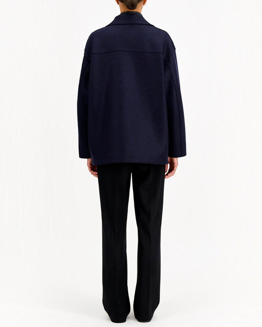 Harris Wharf London - Manteau Peacoat Oversized - Marine