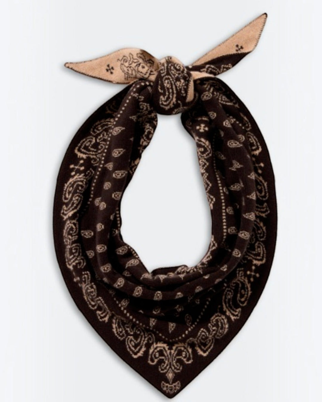 Guest In Residence - Bandana The Wild Rag - Burnt Cocoa & Dune