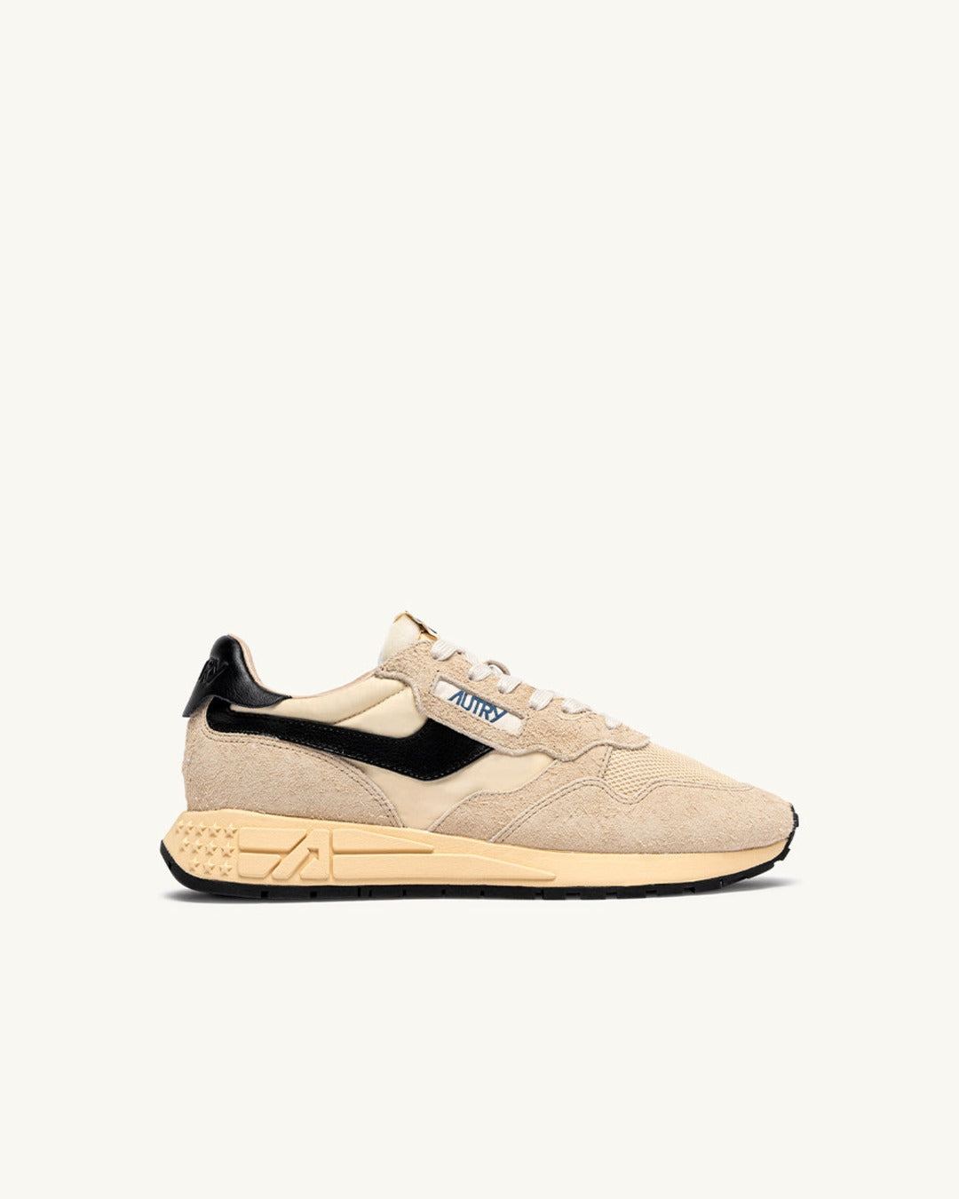 Autry - Reelwind Low Sneakers - Ecru & Black