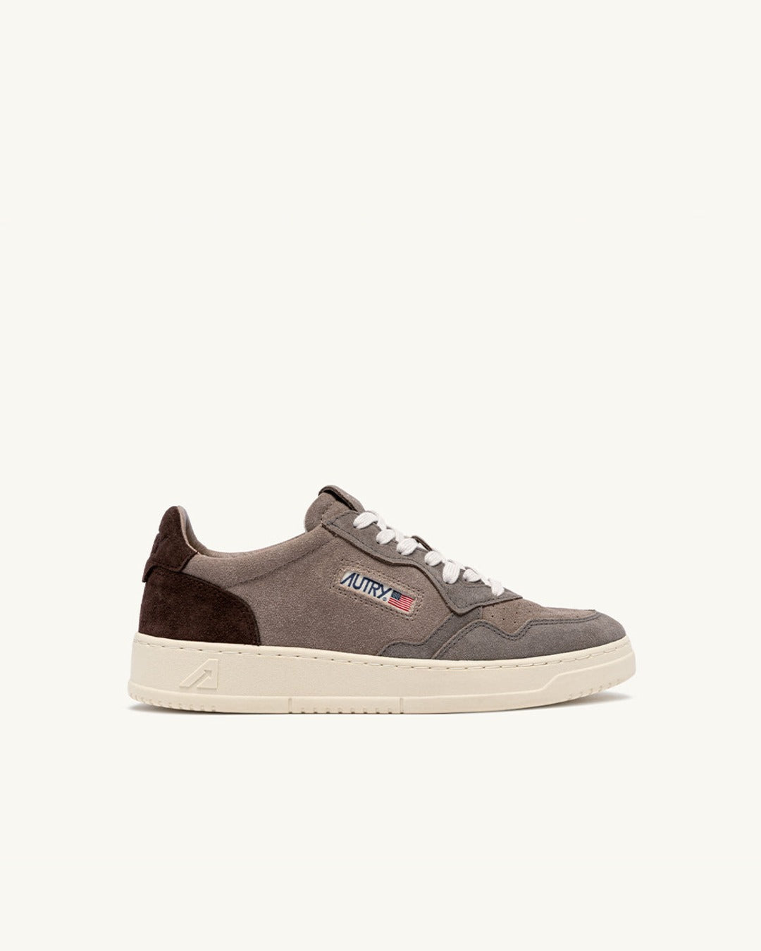 Autry - Medalist Low Sneakers - Gray & Taupe