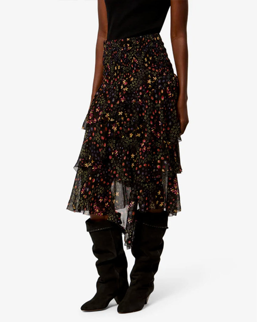 Isabel Marant - Brigitte Skirt - Black & Ecru