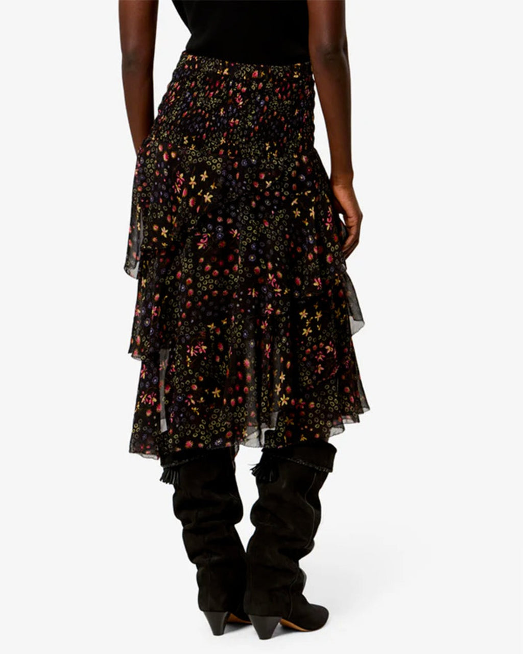 Isabel Marant - Brigitte Skirt - Black & Ecru