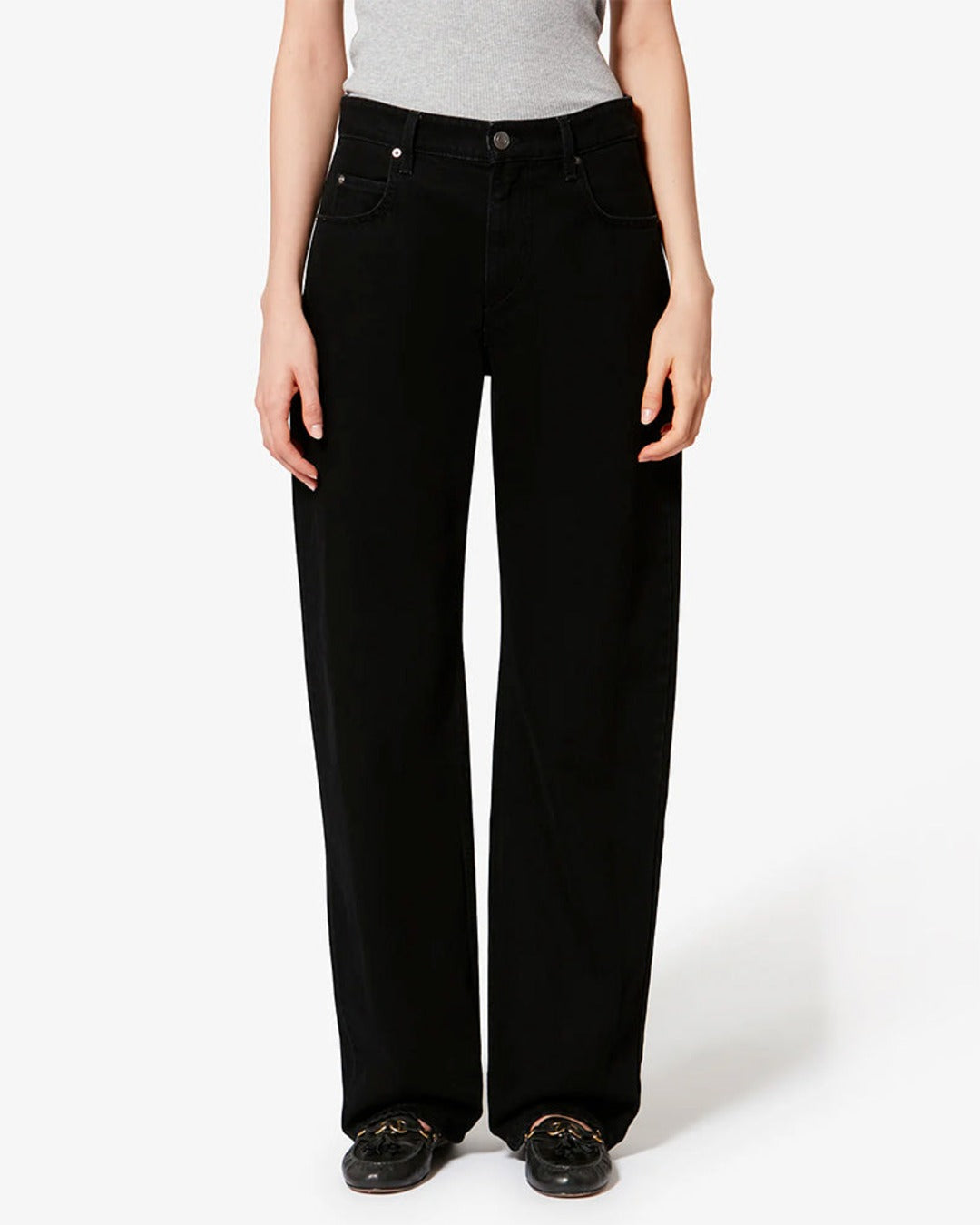 Isabel Marant - Dromie Jeans - Washed Black