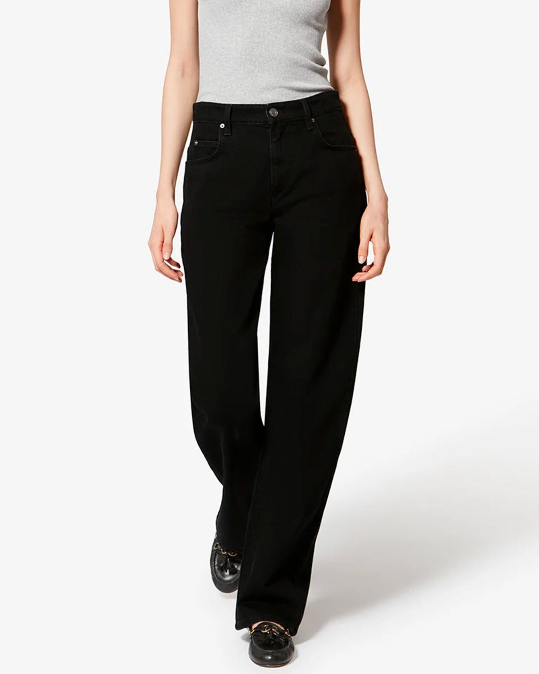 Isabel Marant - Dromie Jeans - Washed Black