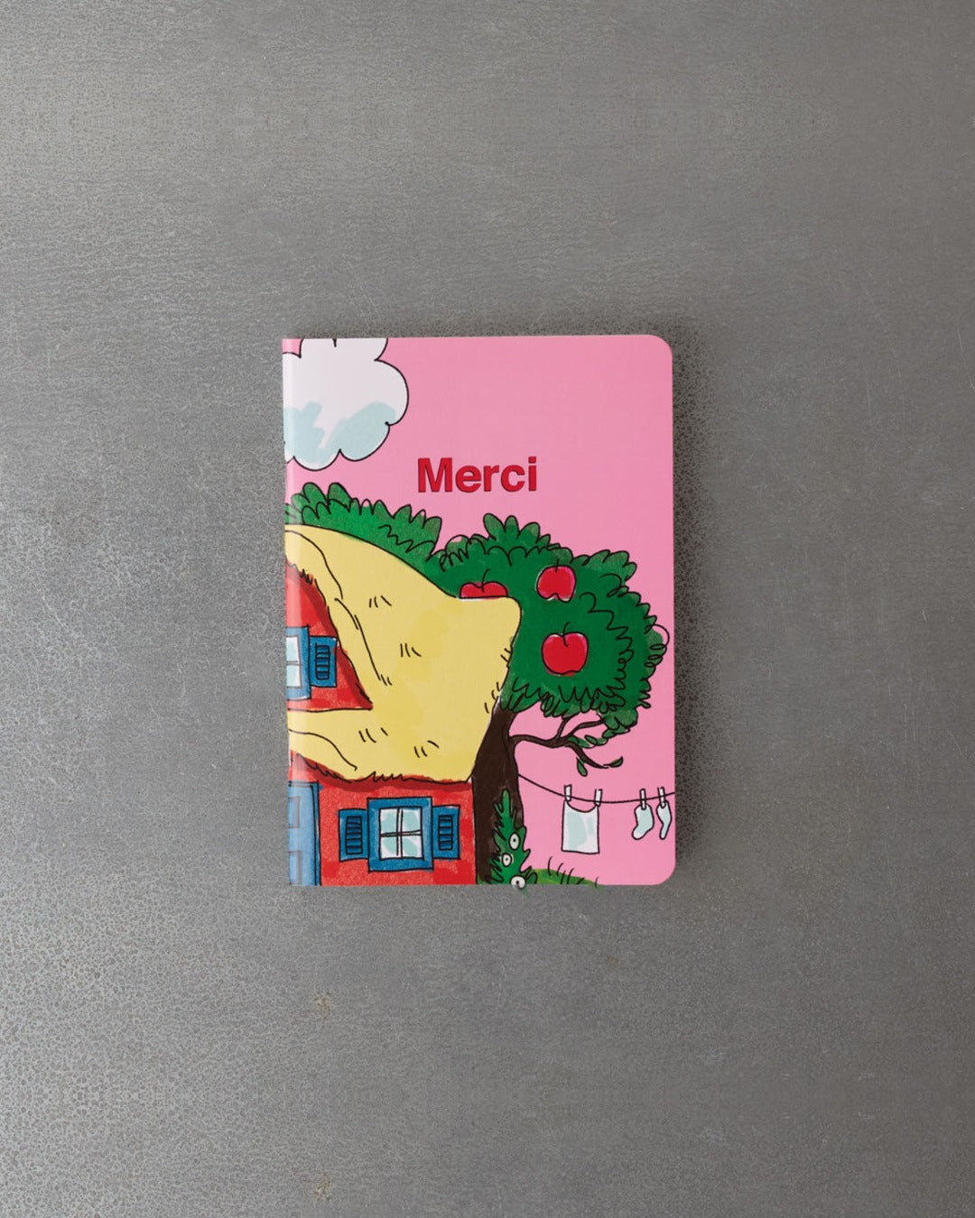 Merci - Carnet Maison - Rouge