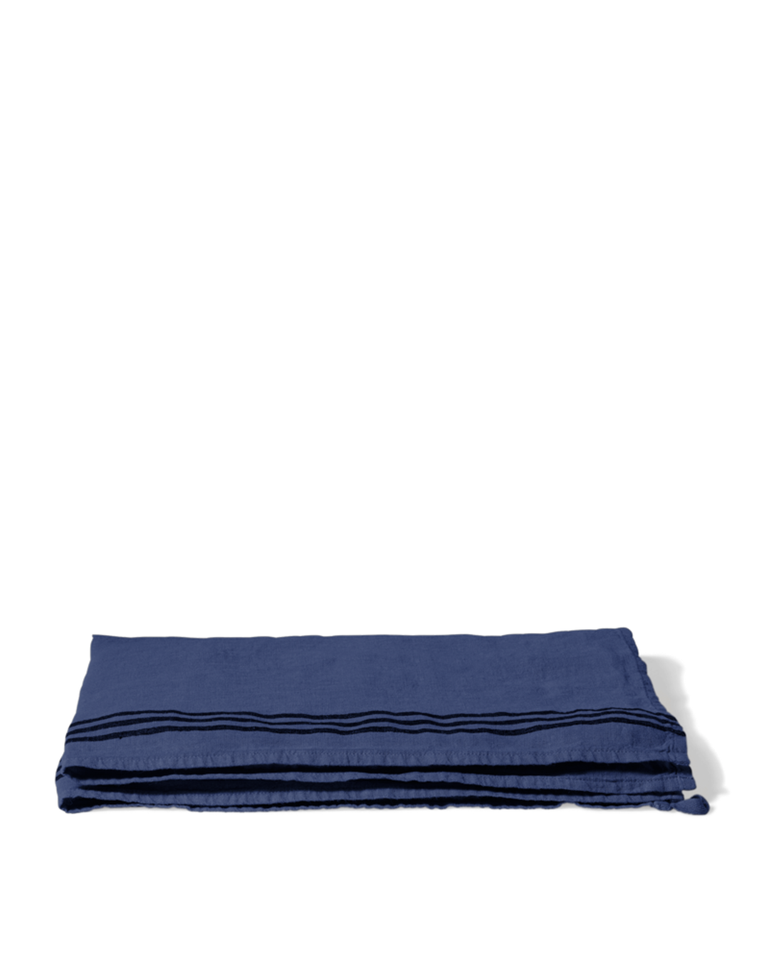 Merci - Washed linen tea towel - Blue Pacific