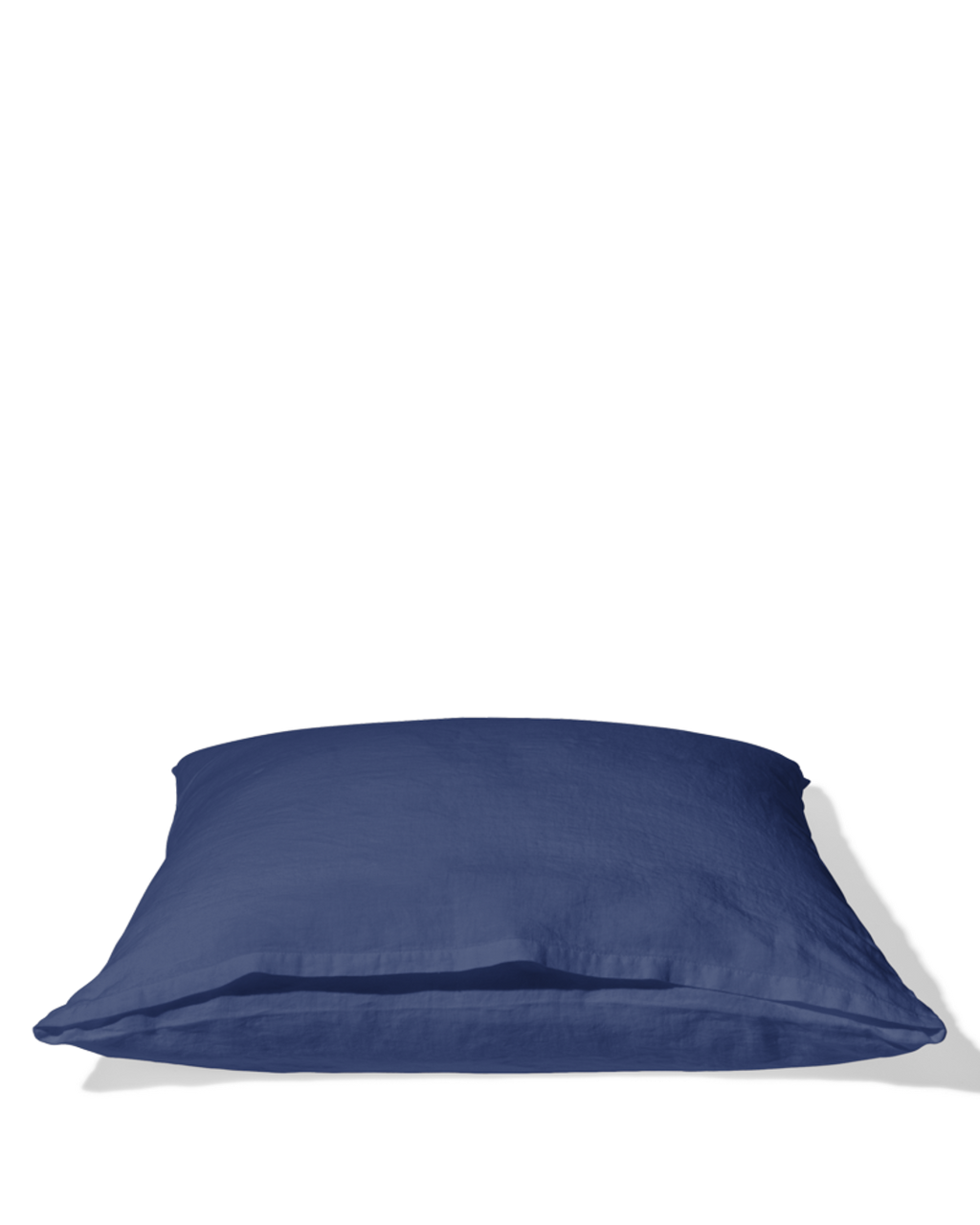 Merci - Washed linen pillowcase - Blue Pacific