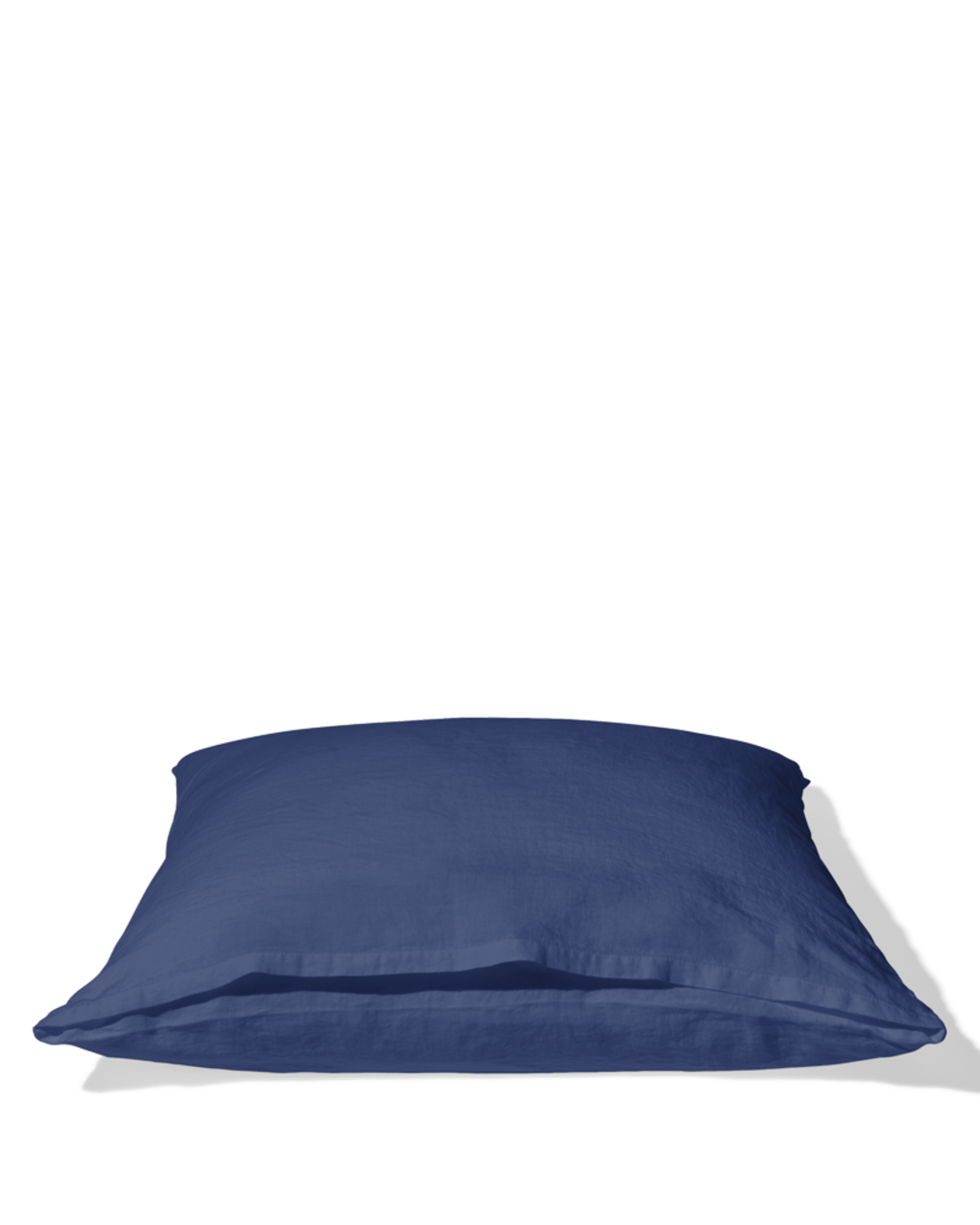 Merci - Washed linen pillowcase - Blue Pacific