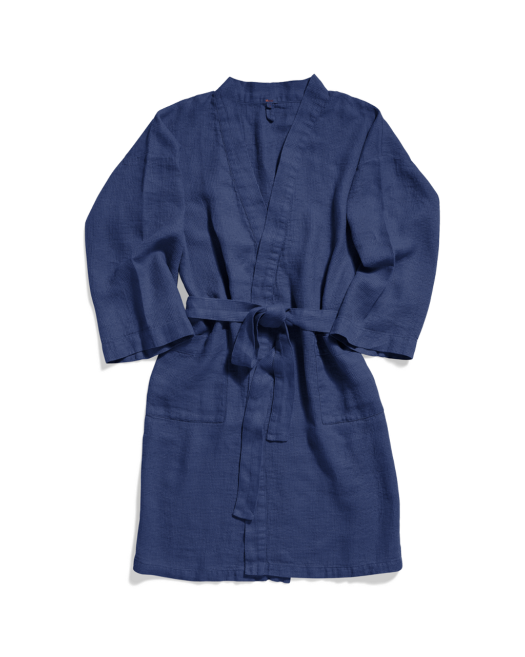 Merci - Linen bathrobe - Blue Pacific