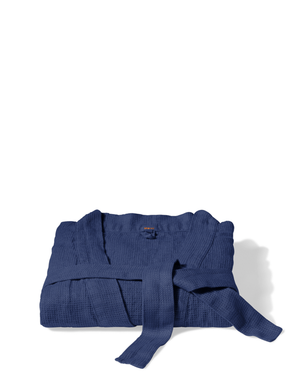 Merci - Linen bathrobe - Blue Pacific