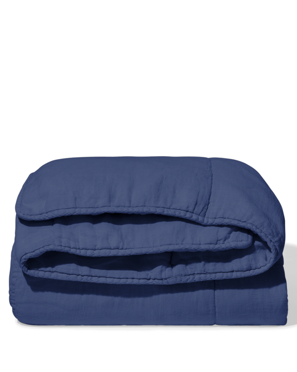 Merci - Pure washed linen quilt - Blue Pacific