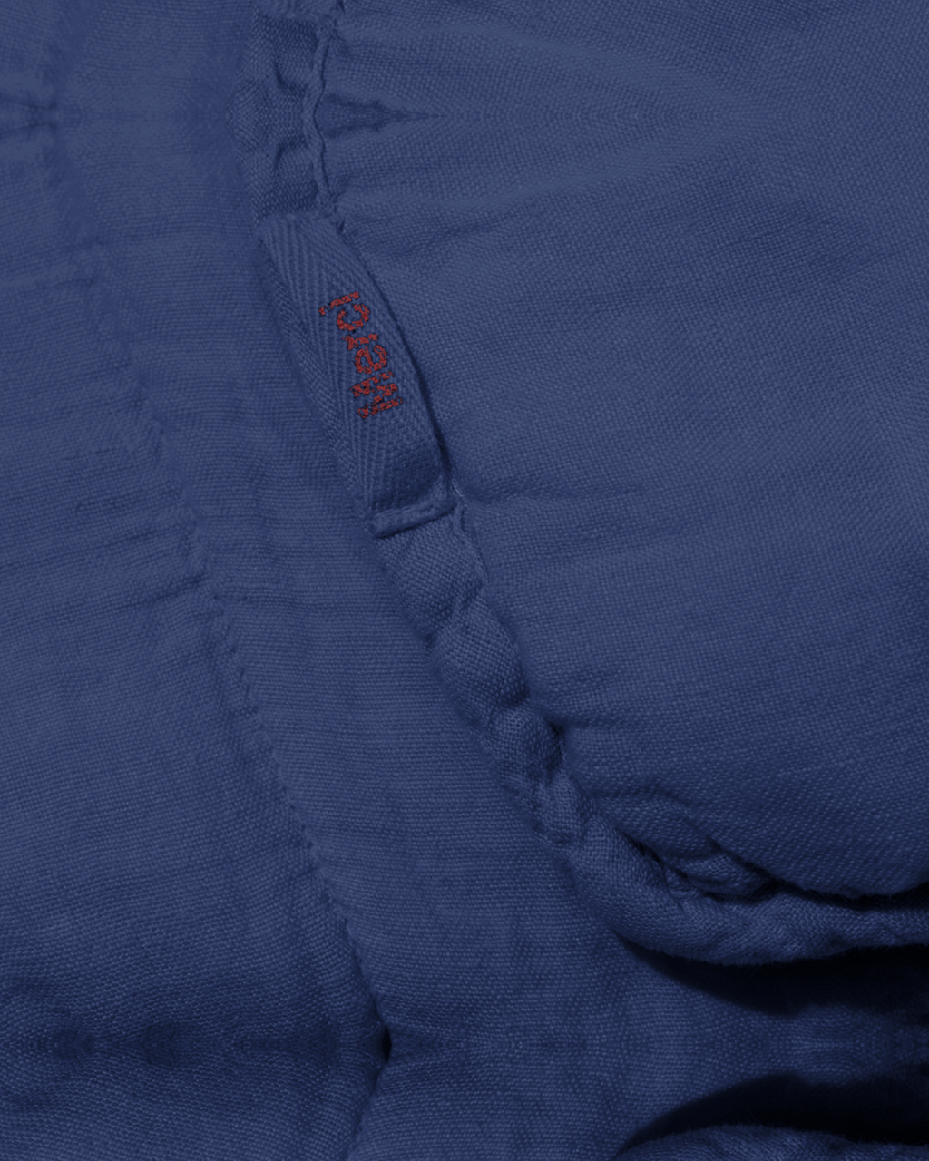 Merci - Pure washed linen quilt - Blue Pacific