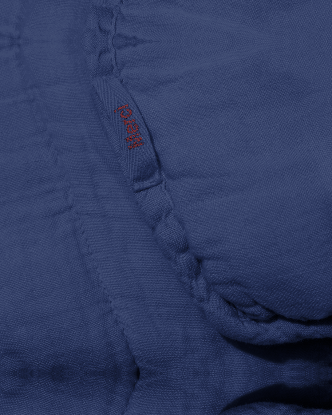 Merci - Pure washed linen quilt - Blue Pacific
