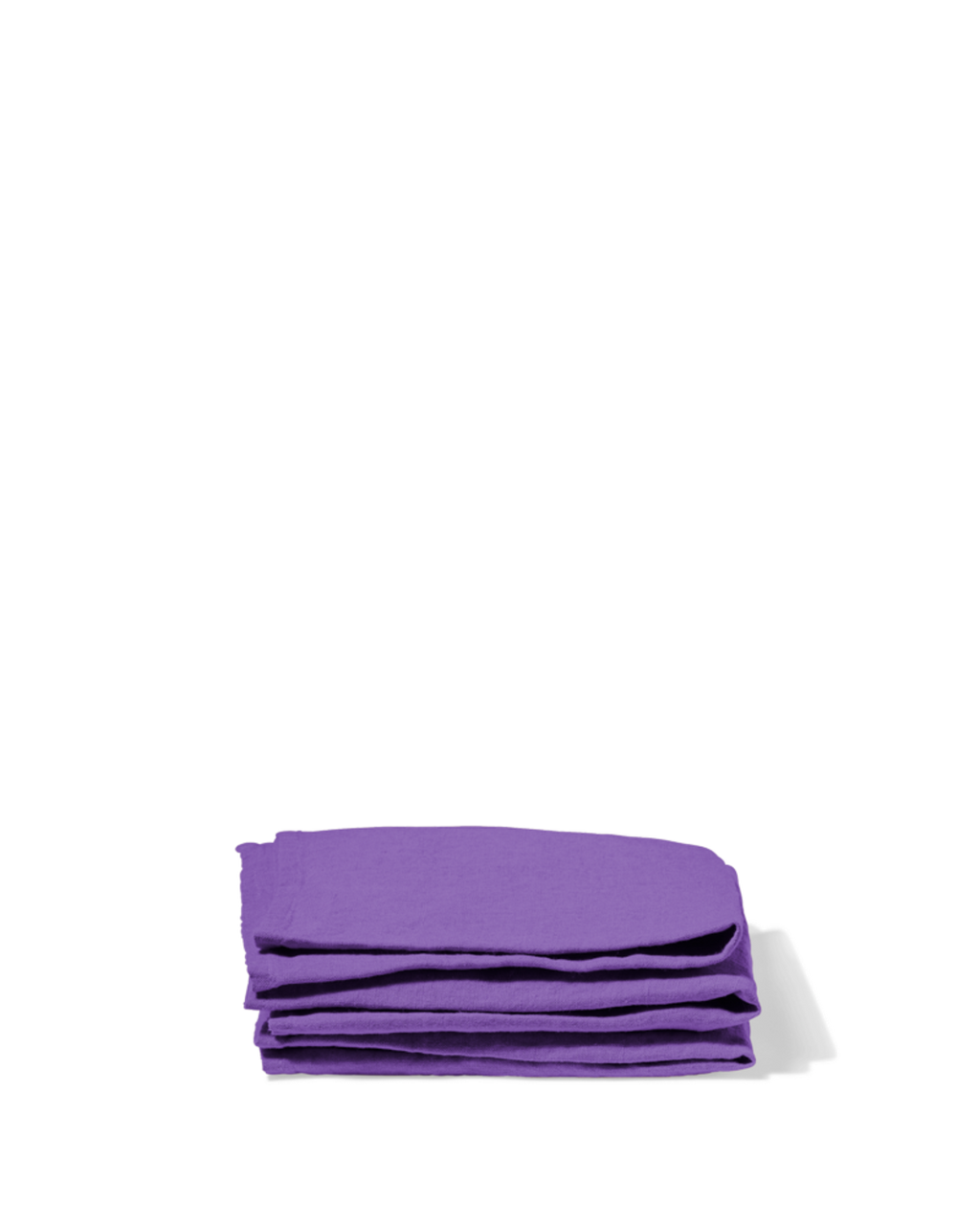 Merci - Serviette De Table En Lin Lavé - Violet Orage