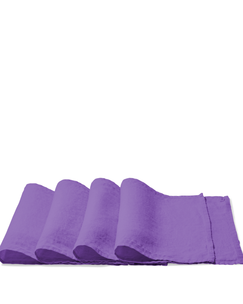 Merci - Washed linen placemat - Storm Violet